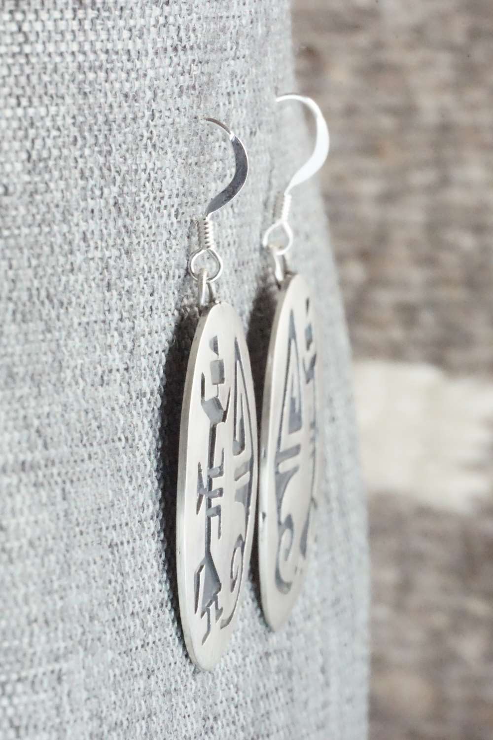 Sterling Silver Earrings - Charlie Yazzie