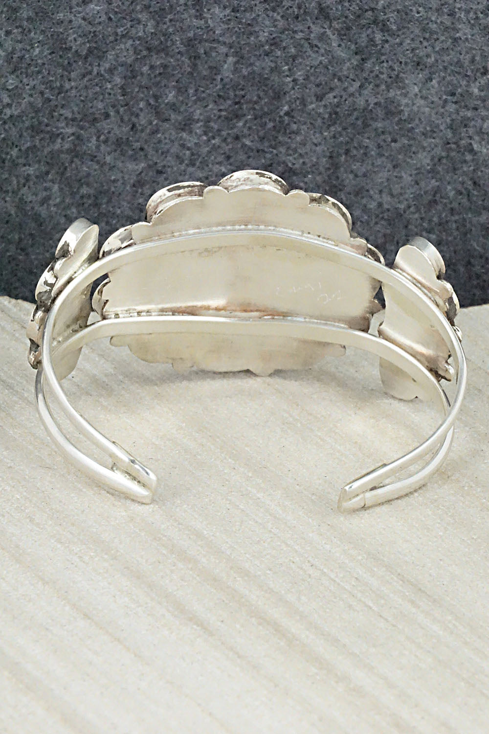 Multi Stone & Sterling Silver Inlay Bracelet - Delvin Gasper