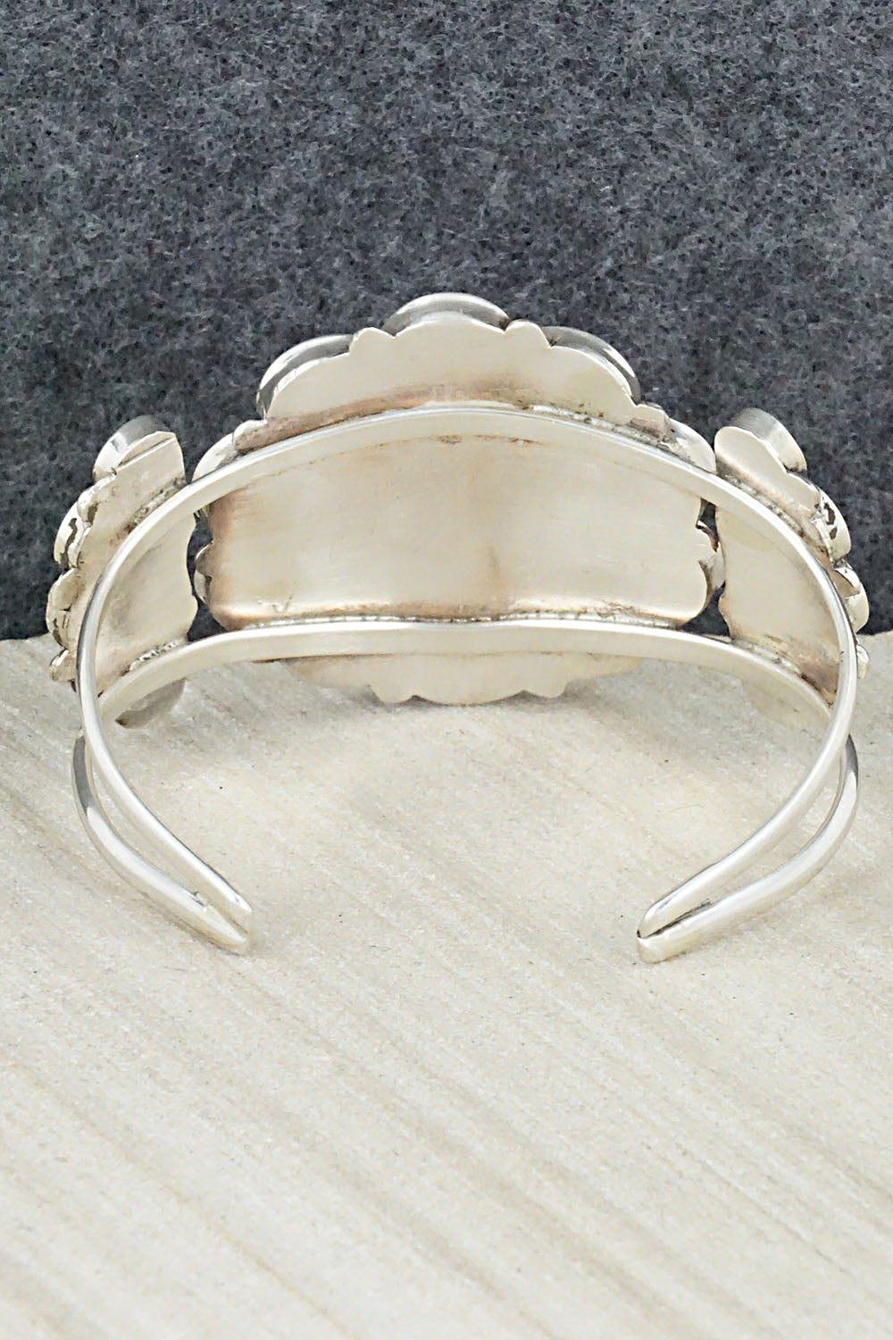 Multi Stone & Sterling Silver Inlay Bracelet - Delvin Gasper