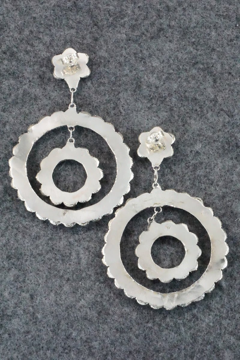 Turquoise & Sterling Silver Earrings - Waylon Johnson