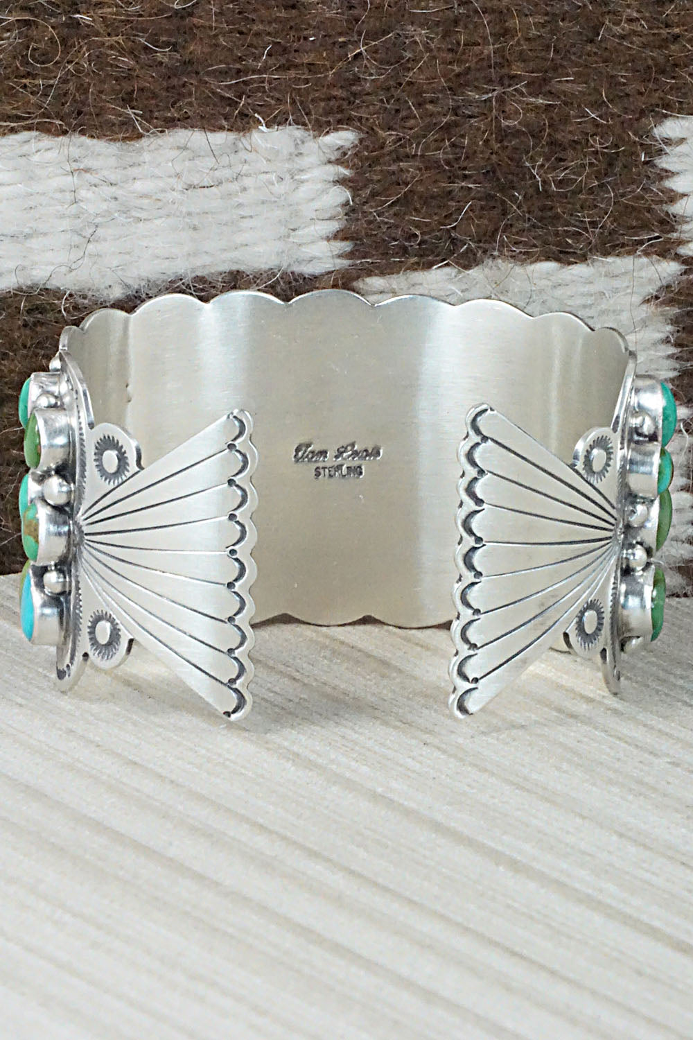 Turquoise & Sterling Silver Bracelet - Tom Lewis