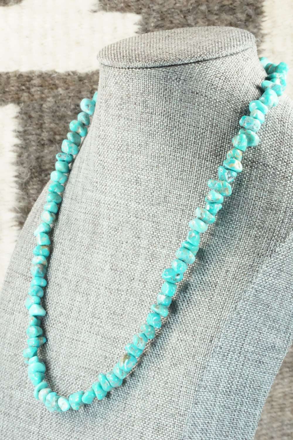 Turquoise & Sterling Silver Necklace - Louise Joe