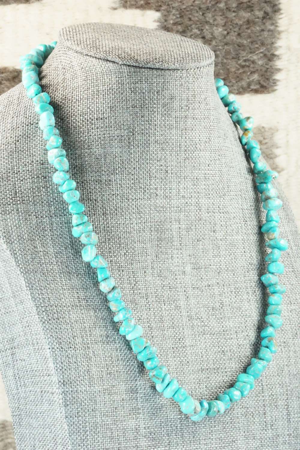 Turquoise & Sterling Silver Necklace - Louise Joe