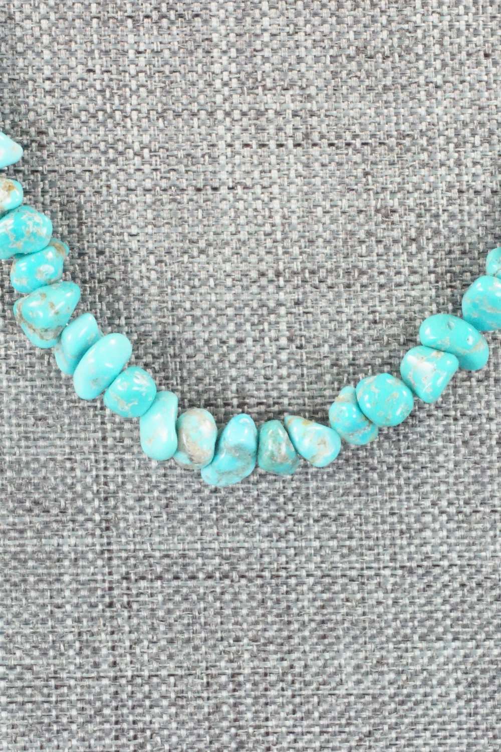 Turquoise & Sterling Silver Necklace - Louise Joe