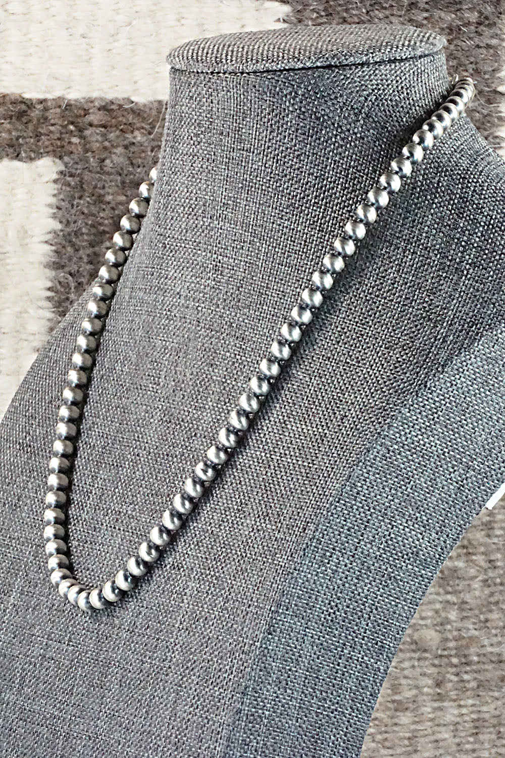 Sterling Silver Navajo Pearl Necklace - Jan Mariano
