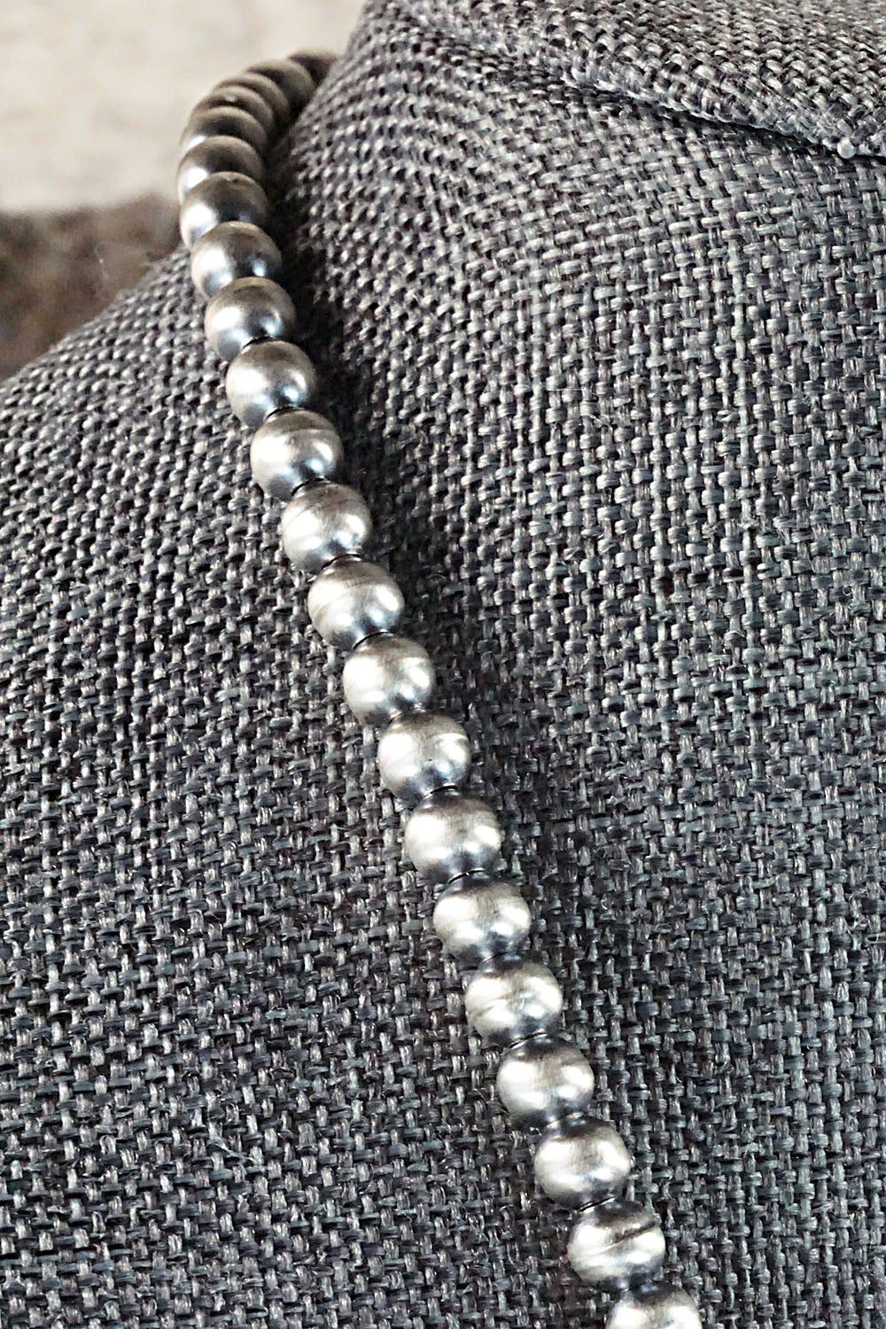 Sterling Silver Navajo Pearl Necklace - Jan Mariano