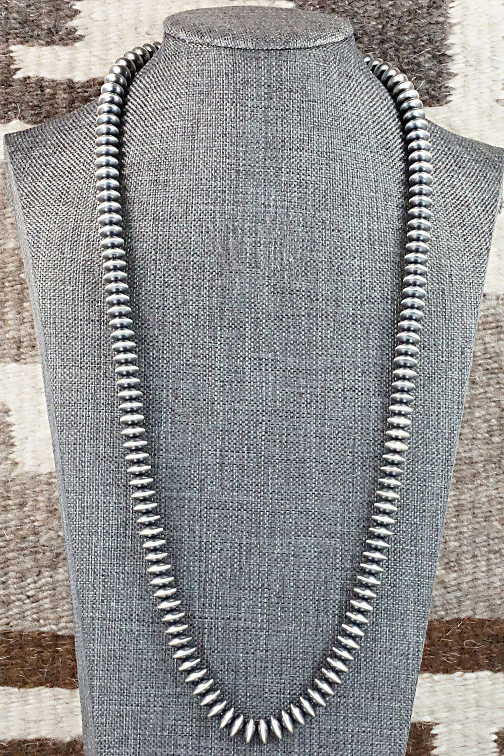 Sterling Silver Navajo Pearl Necklace - Jan Mariano