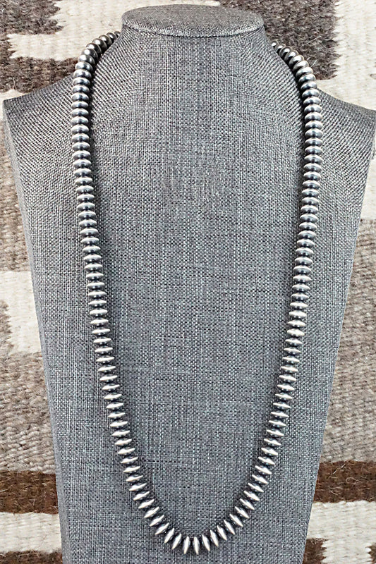 Sterling Silver Navajo Pearl Necklace - Jan Mariano