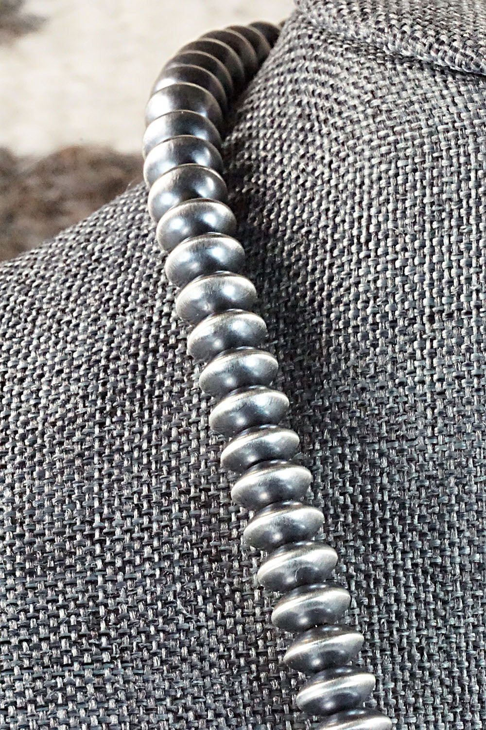 Sterling Silver Navajo Pearl Necklace - Jan Mariano