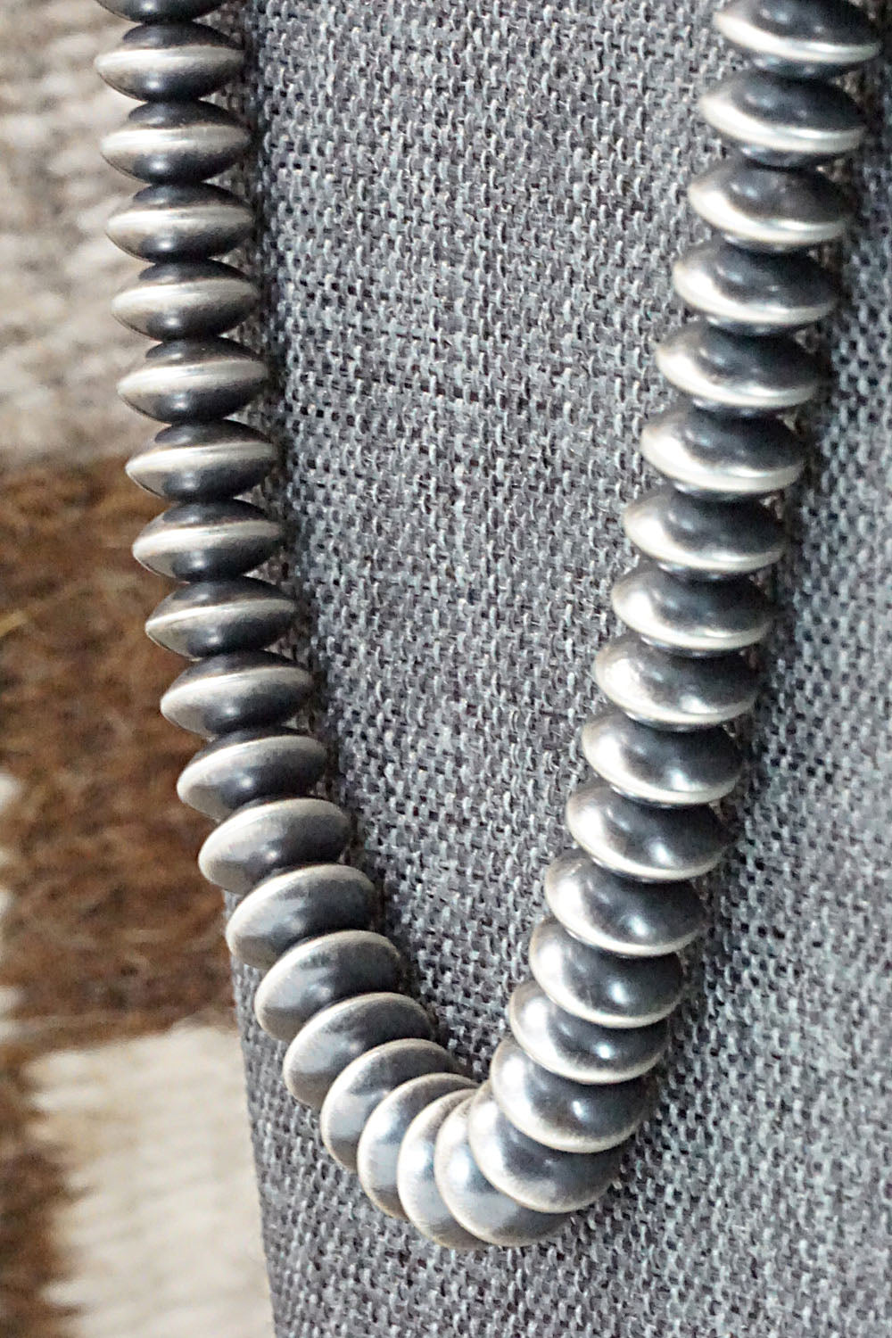 Sterling Silver Navajo Pearl Necklace - Jan Mariano