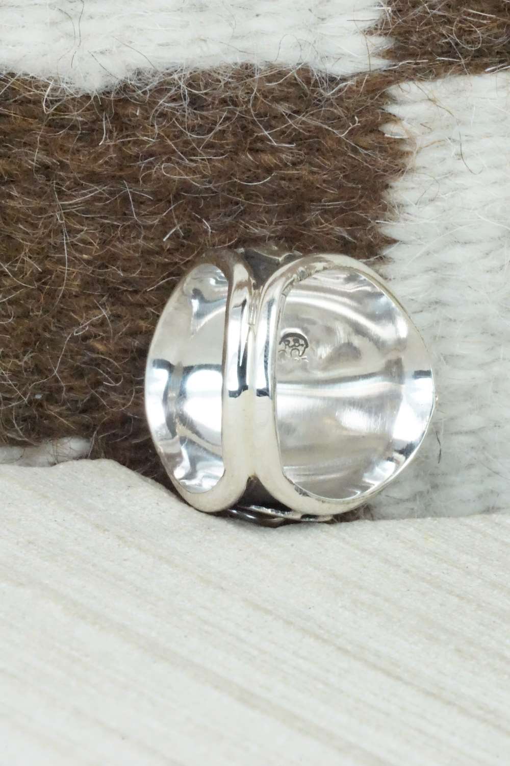 Turquoise and Sterling Silver Ring - Jeanette Saunders - Size 10.5