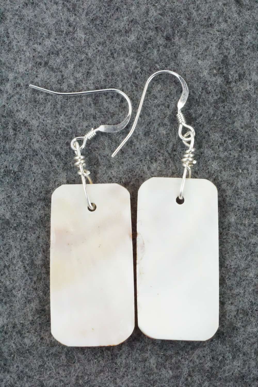 Spiny Oyster & Sterling Silver Earrings - Louise Joe