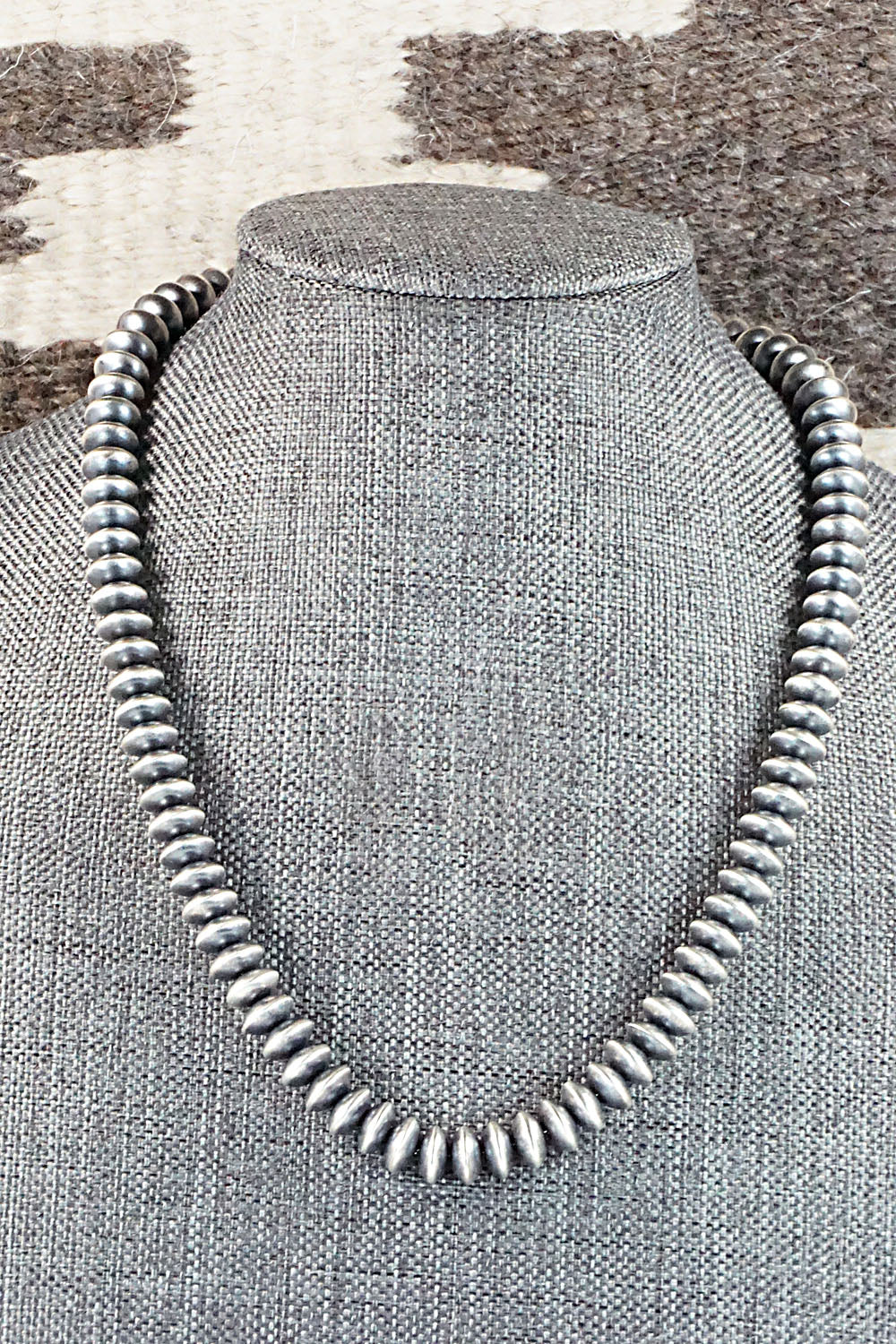 Sterling Silver Navajo Pearl Necklace - Jan Mariano