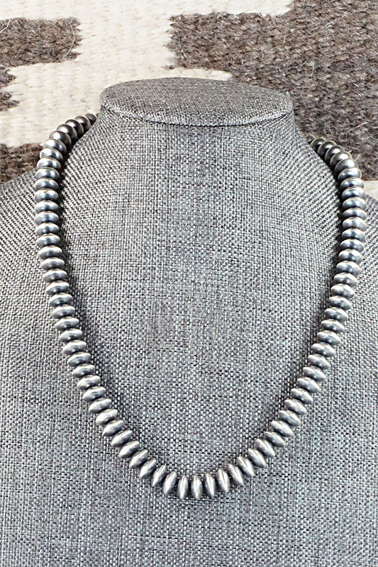 Sterling Silver Navajo Pearl Necklace - Jan Mariano