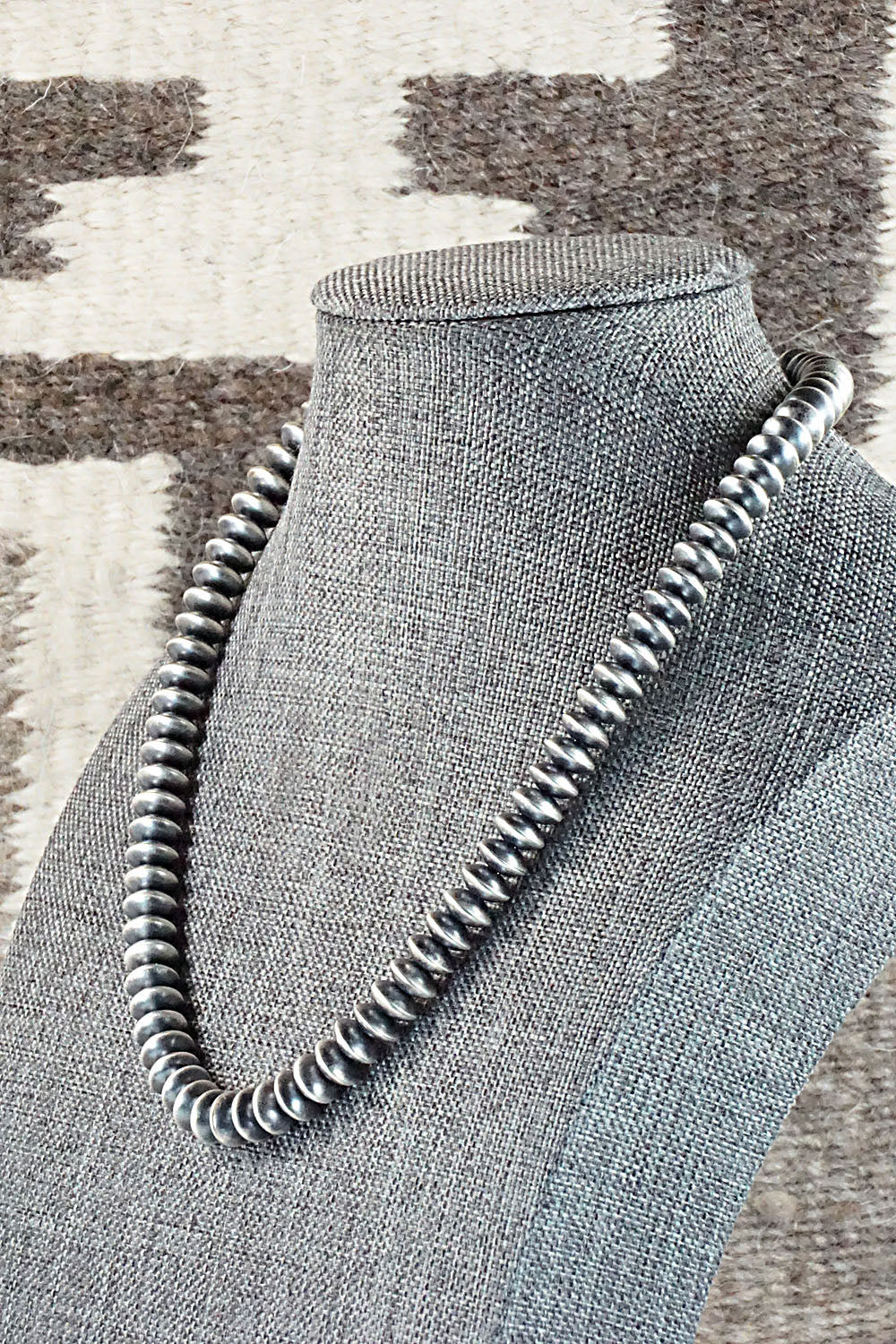 Sterling Silver Navajo Pearl Necklace - Jan Mariano