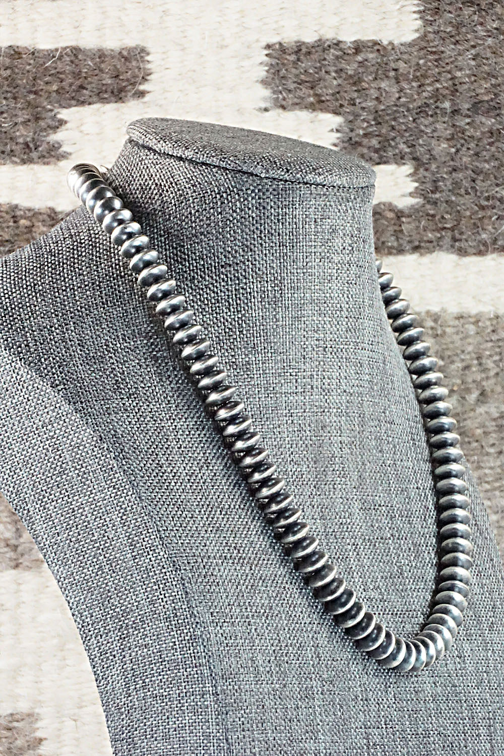 Sterling Silver Navajo Pearl Necklace - Jan Mariano