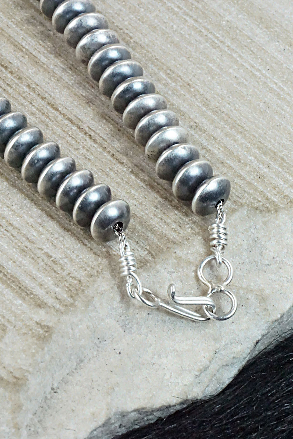 Sterling Silver Navajo Pearl Necklace - Jan Mariano