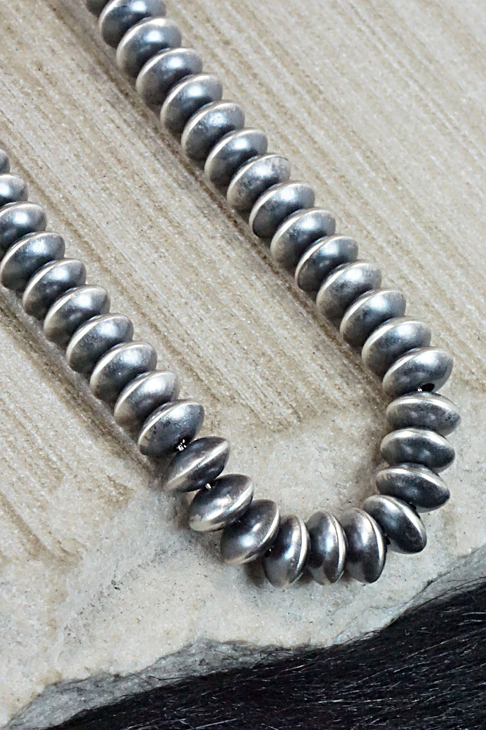 Sterling Silver Navajo Pearl Necklace - Jan Mariano