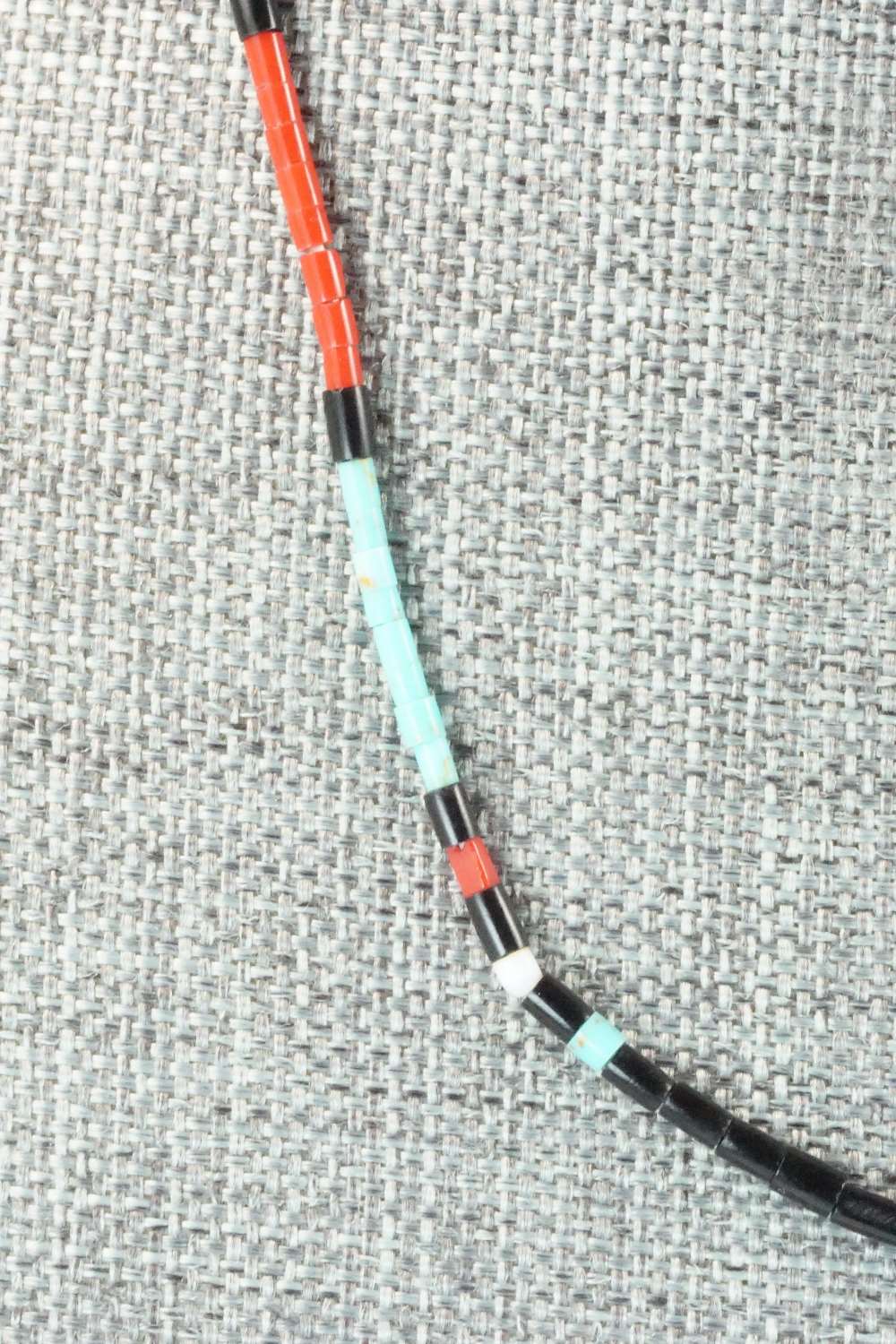 Turquoise, Coral and Shell Necklace - Frank Ortiz