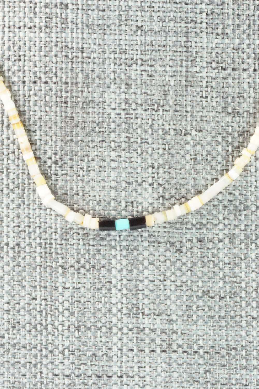 Turquoise, Coral and Shell Necklace - Frank Ortiz