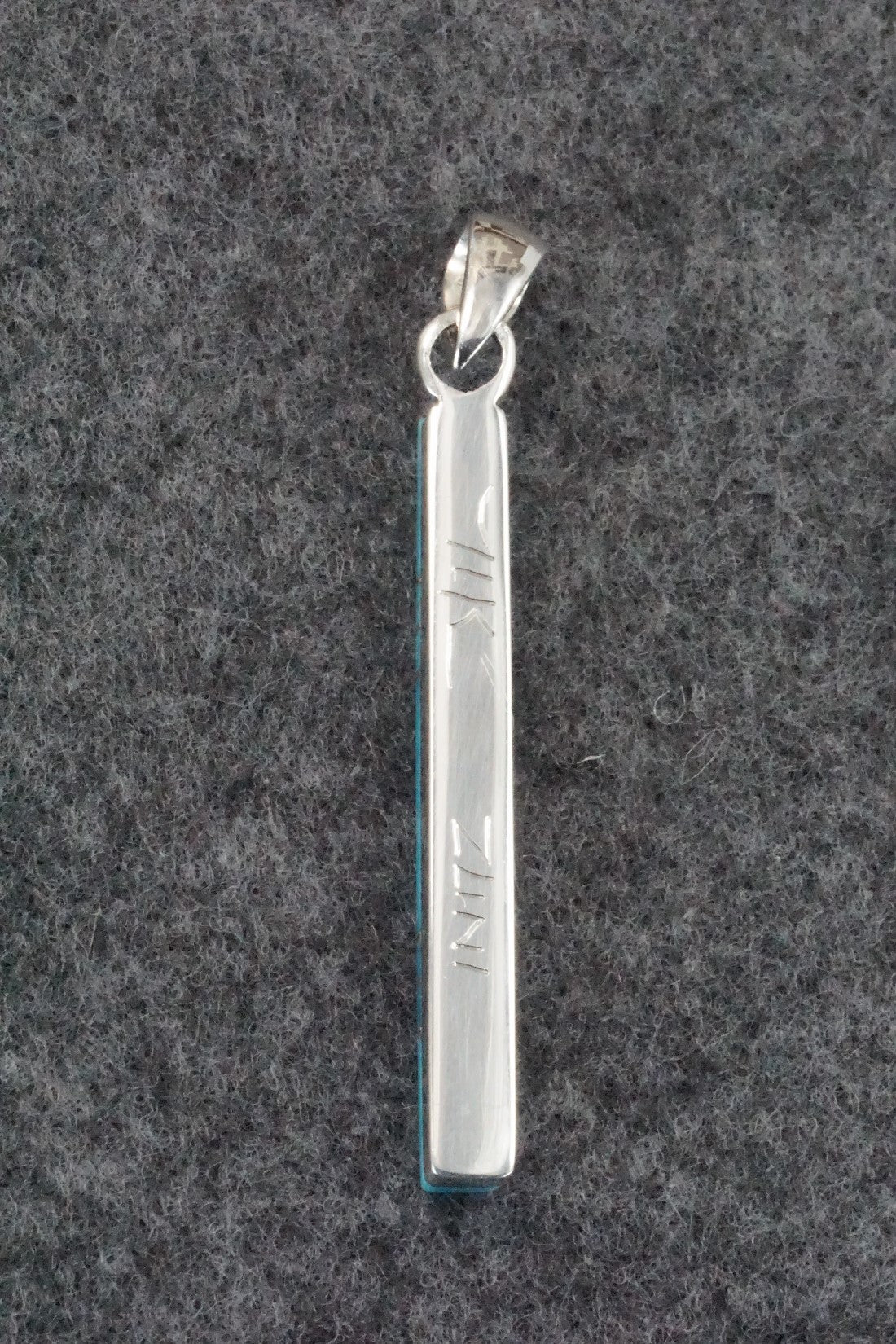 Turquoise & Sterling Silver Pendant - Madarrel Kallestewa