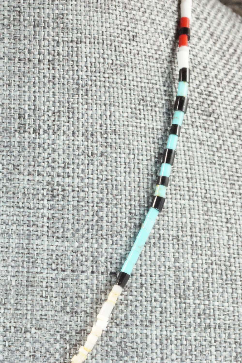 Turquoise, Coral and Shell Necklace - Frank Ortiz