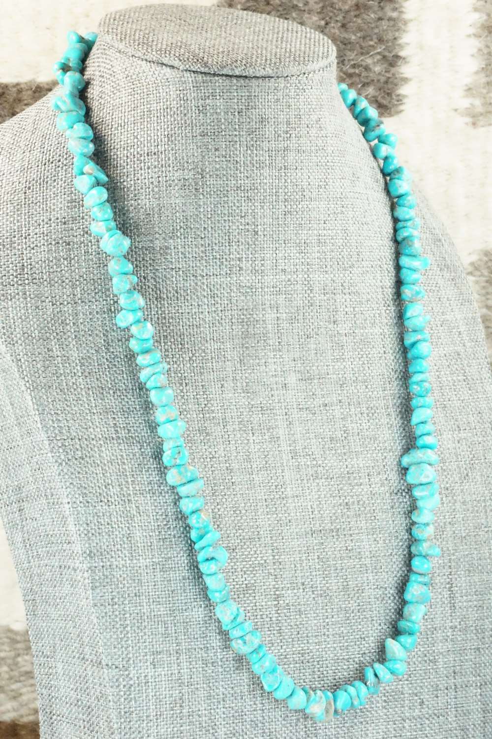 Turquoise & Sterling Silver Necklace - Louise Joe