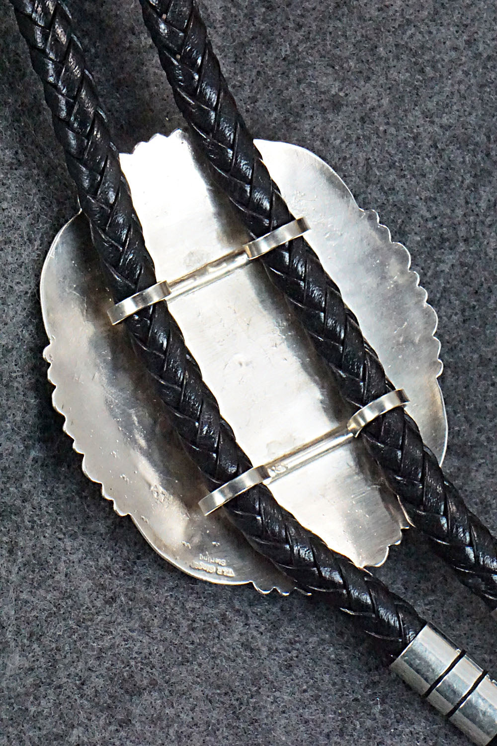 Turquoise & Sterling Silver Bolo Tie - Rosita Singer