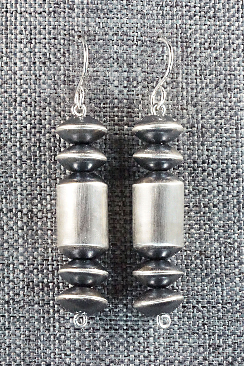 Sterling Silver Navajo Pearl Earrings - Tonisha Haley