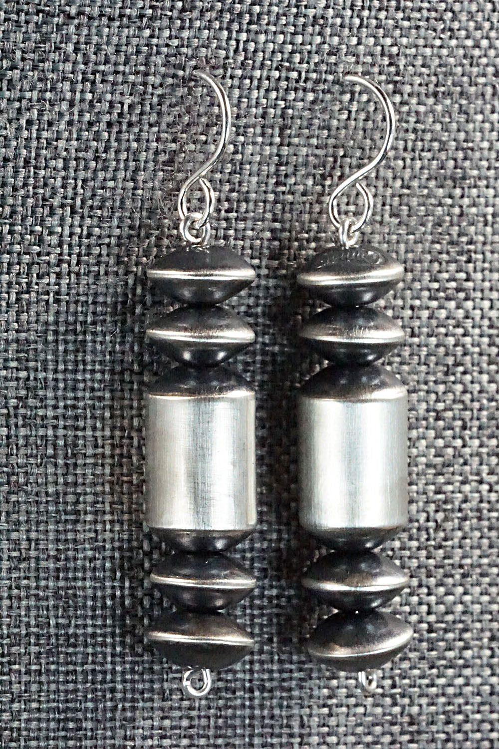Sterling Silver Navajo Pearl Earrings - Tonisha Haley