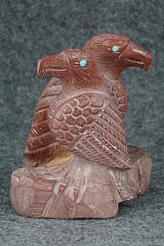Eagles Zuni Fetish Carving - Carlton Kaamasee