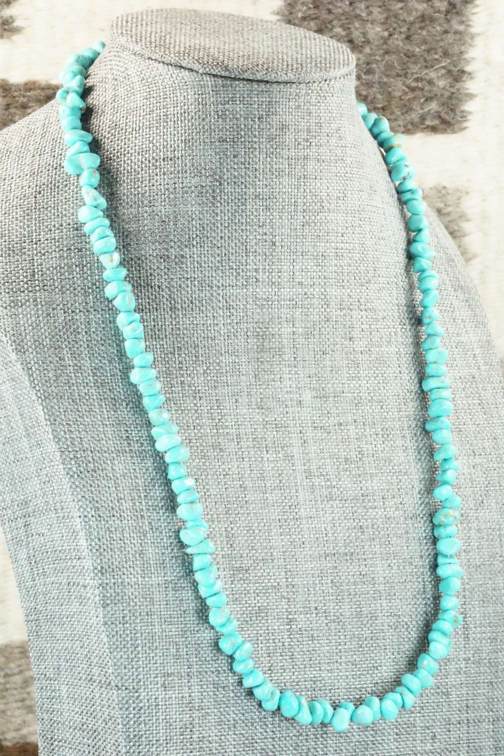 Turquoise & Sterling Silver Necklace - Louise Joe