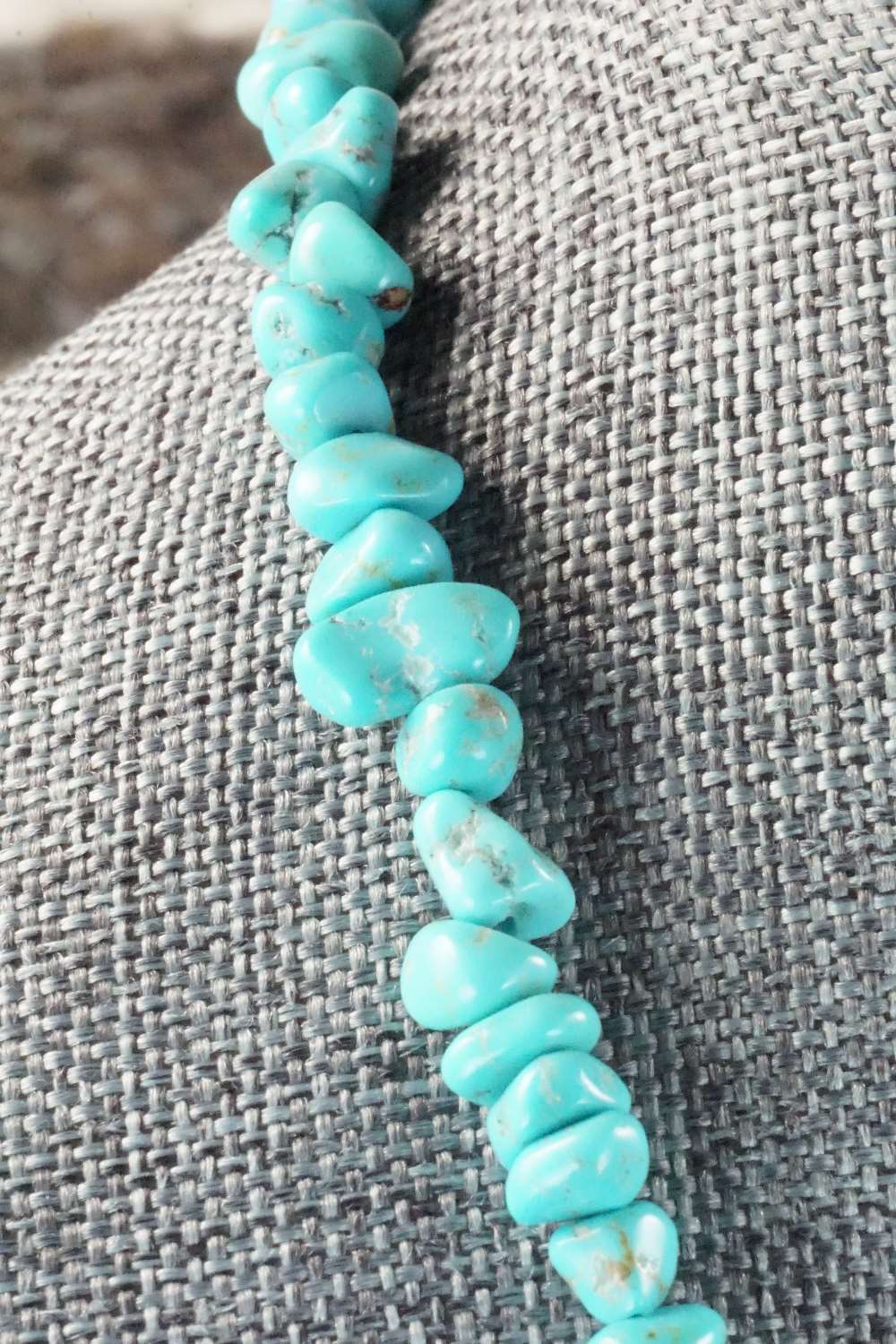 Turquoise & Sterling Silver Necklace - Louise Joe