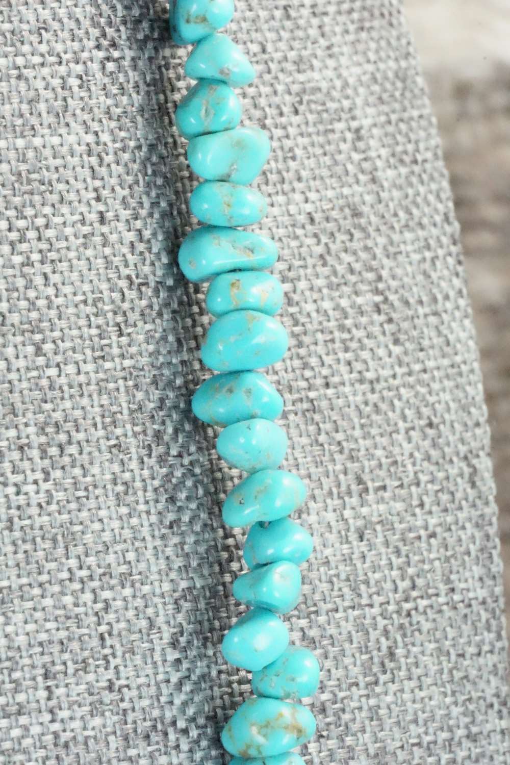 Turquoise & Sterling Silver Necklace - Louise Joe