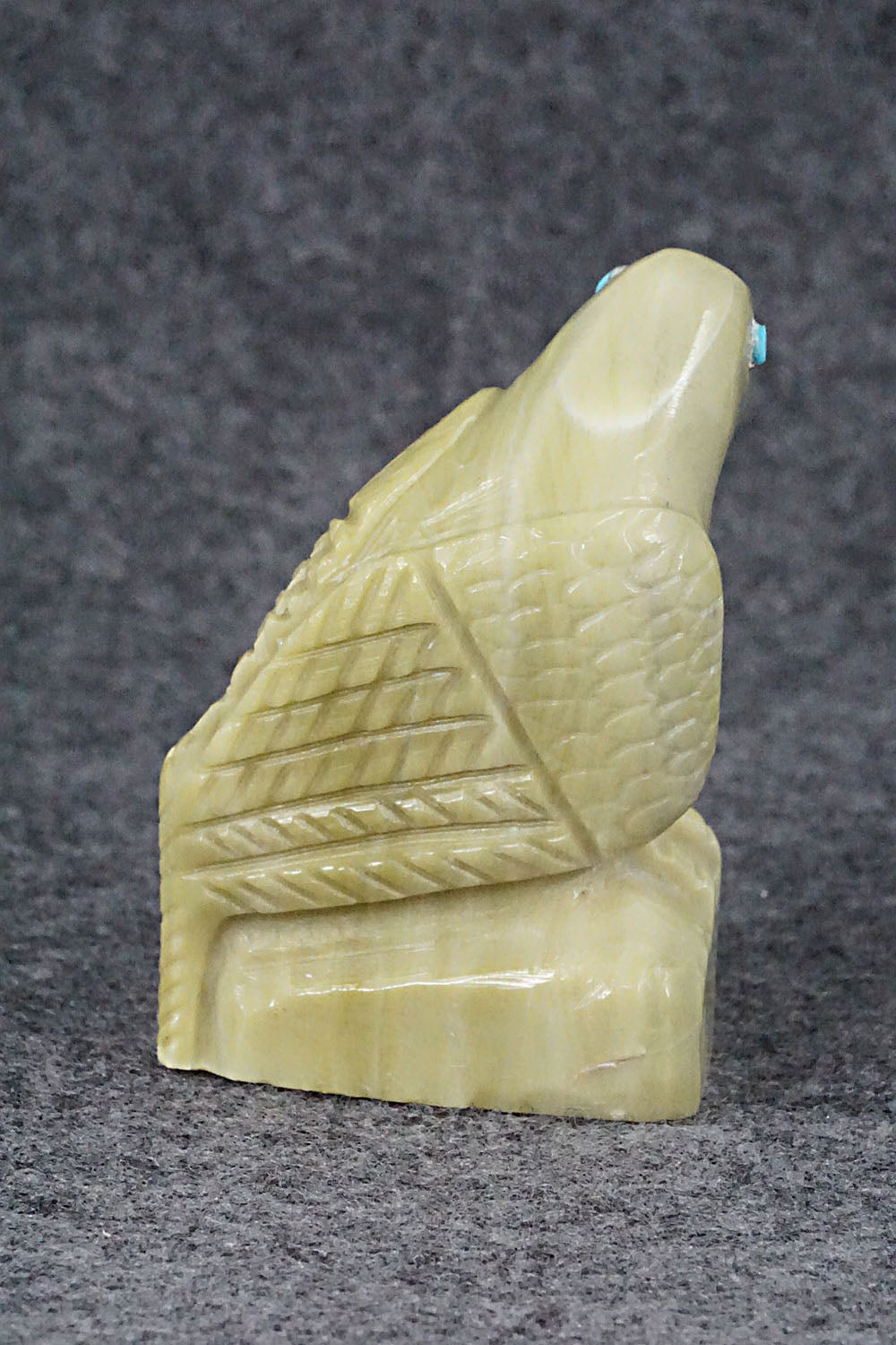 Eagles Zuni Fetish Carving - Carlton Kaamasee