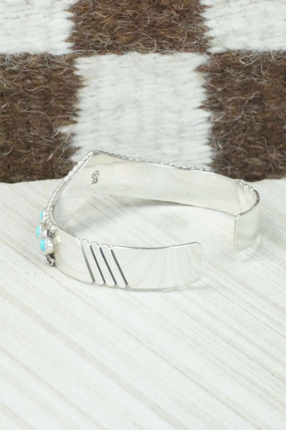 Turquoise & Sterling Silver Bracelet - Thomas Yazzie