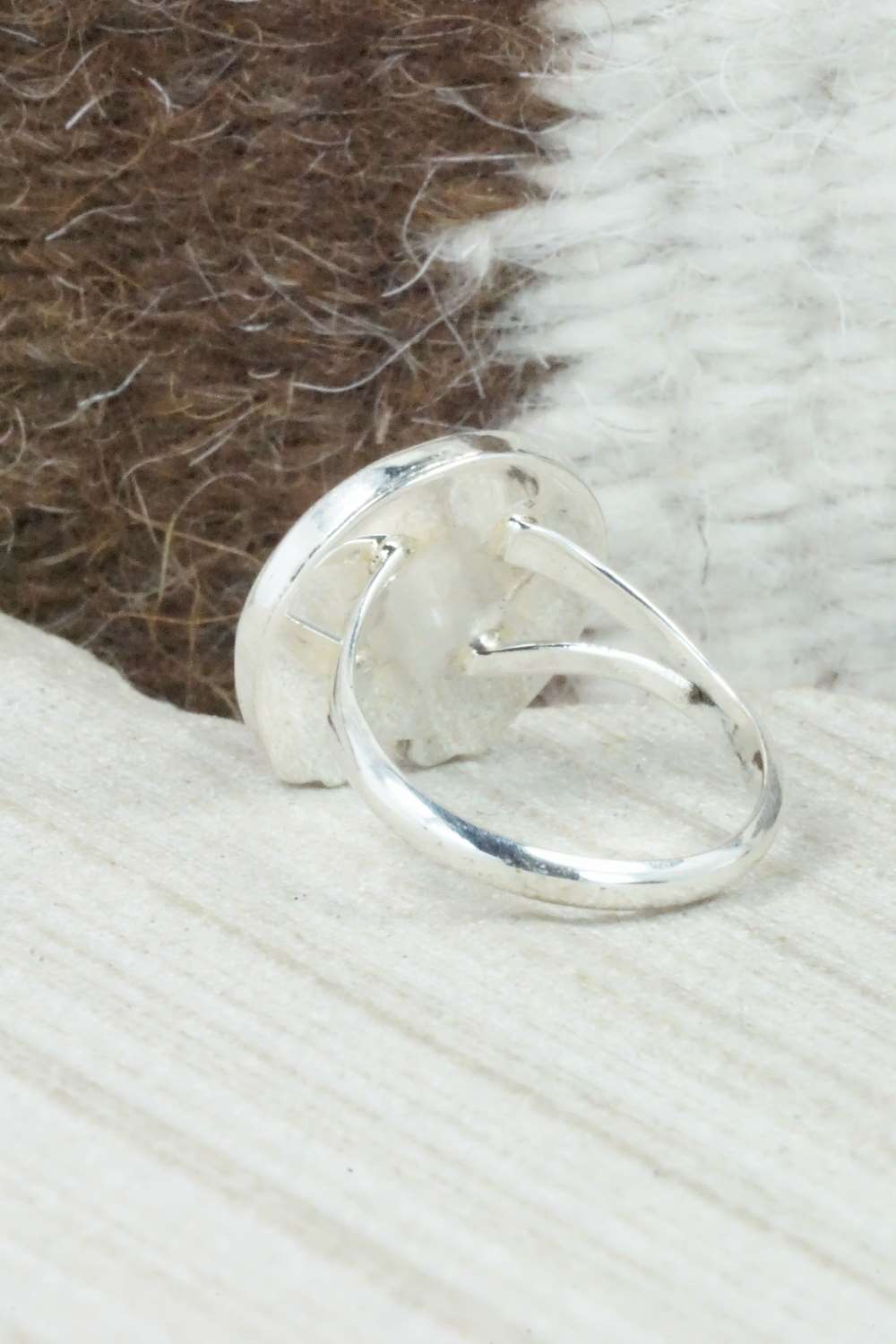 Turquoise & Sterling Silver Ring - Jimson Belin - Size 6.75