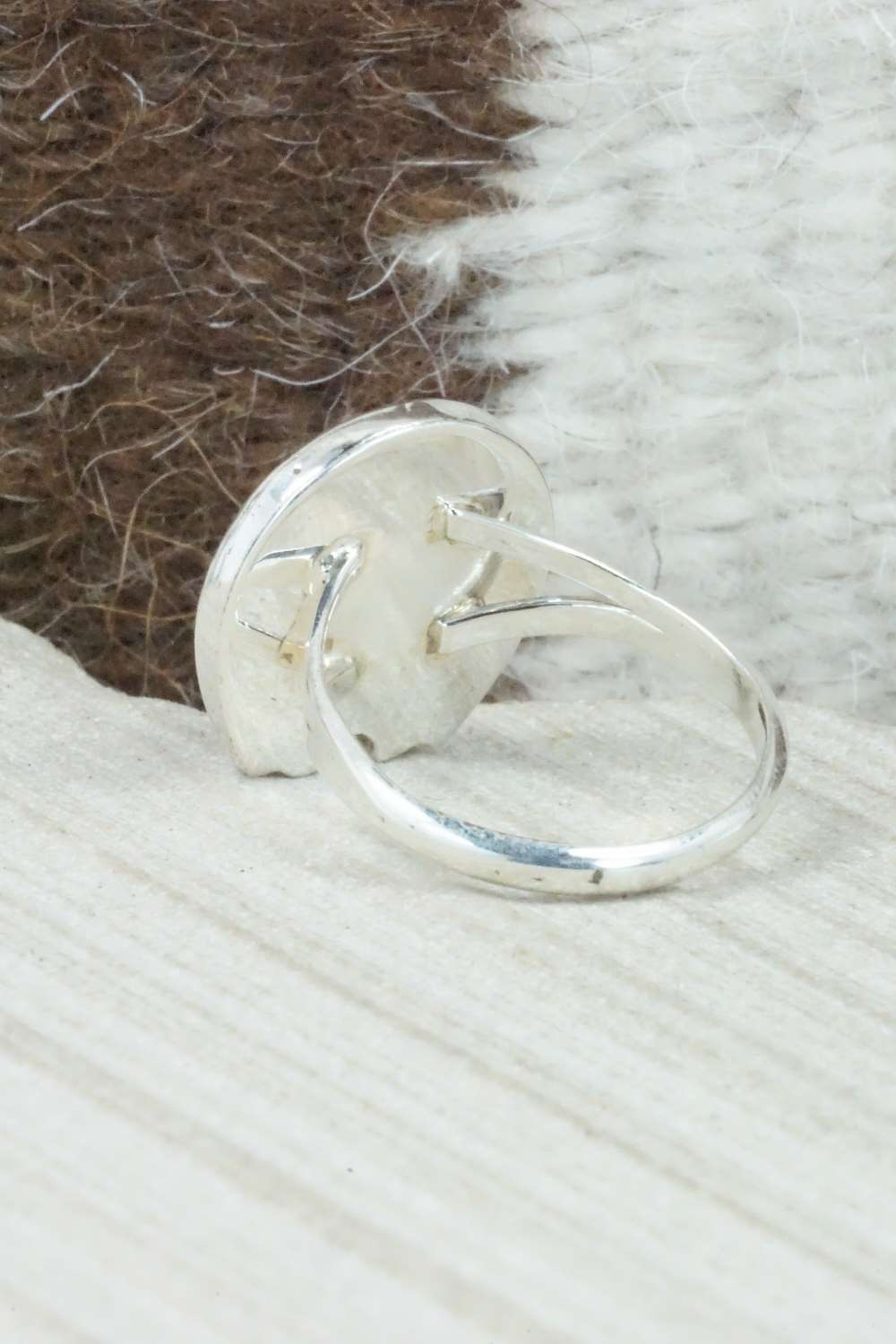 Turquoise & Sterling Silver Ring - Jimson Belin - Size 8