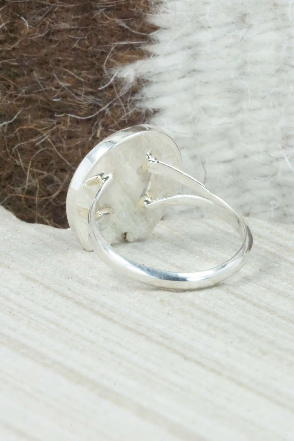 Turquoise & Sterling Silver Ring - Jimson Belin - Size 8