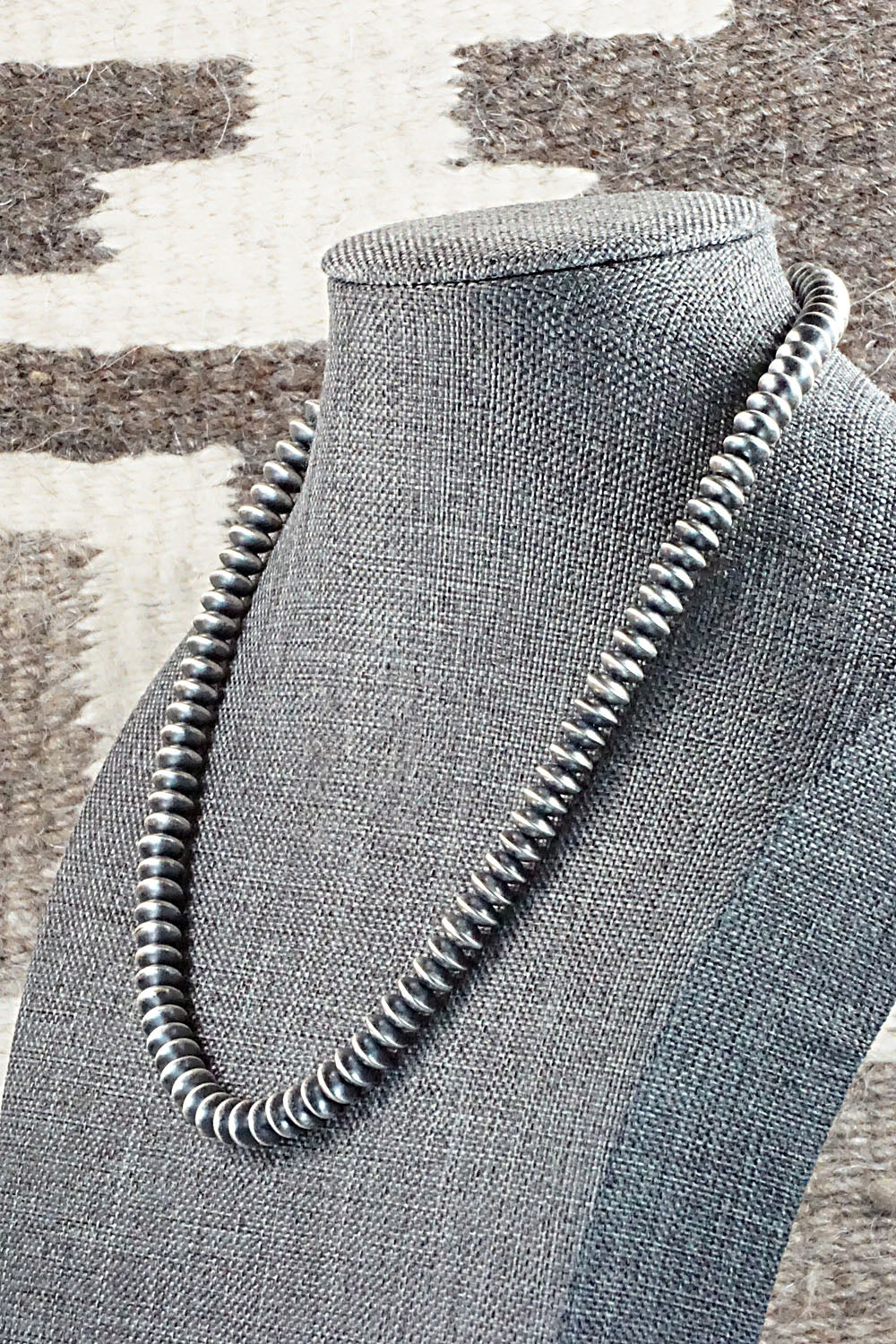 Sterling Silver Navajo Pearl Necklace - Jan Mariano