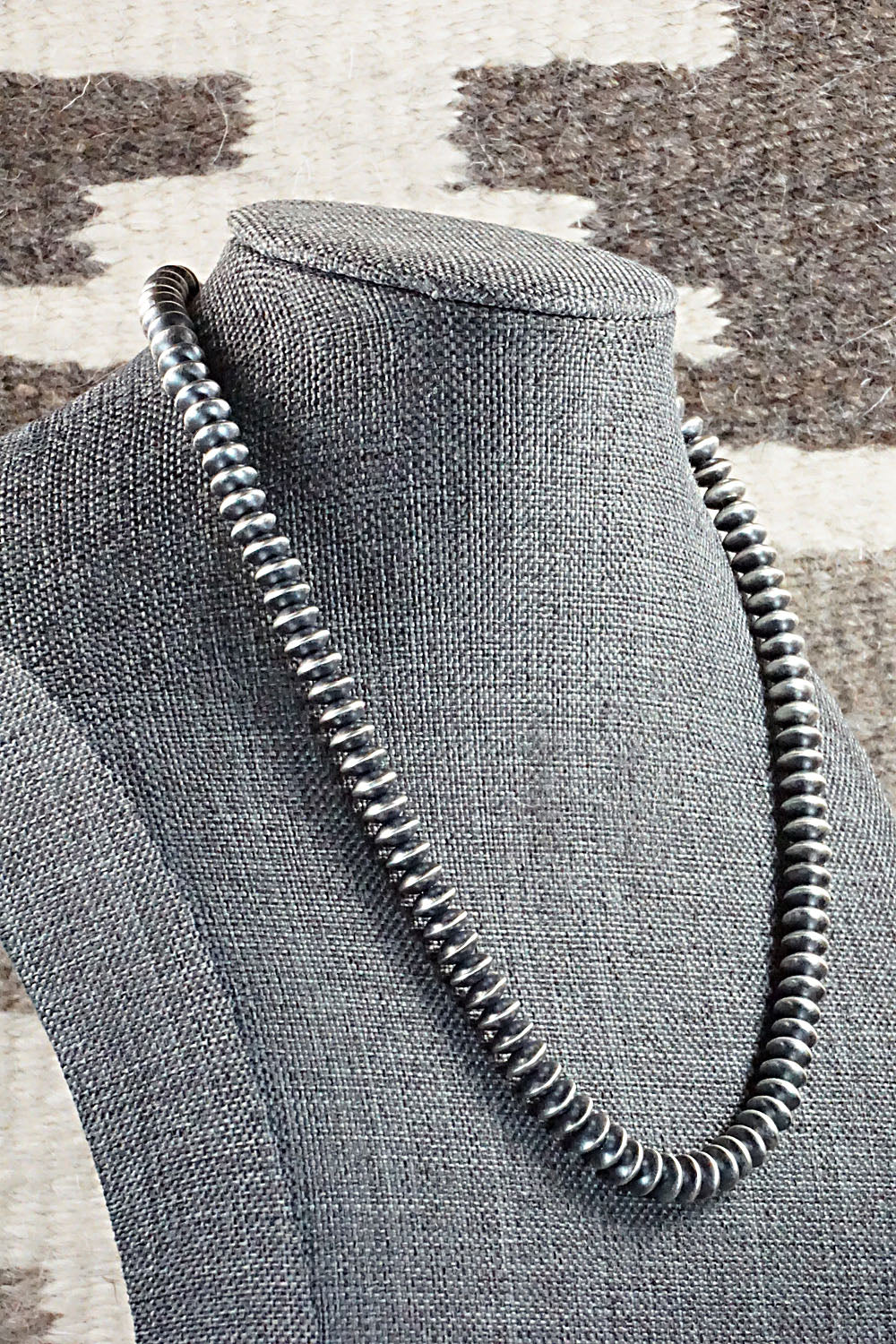 Sterling Silver Navajo Pearl Necklace - Jan Mariano