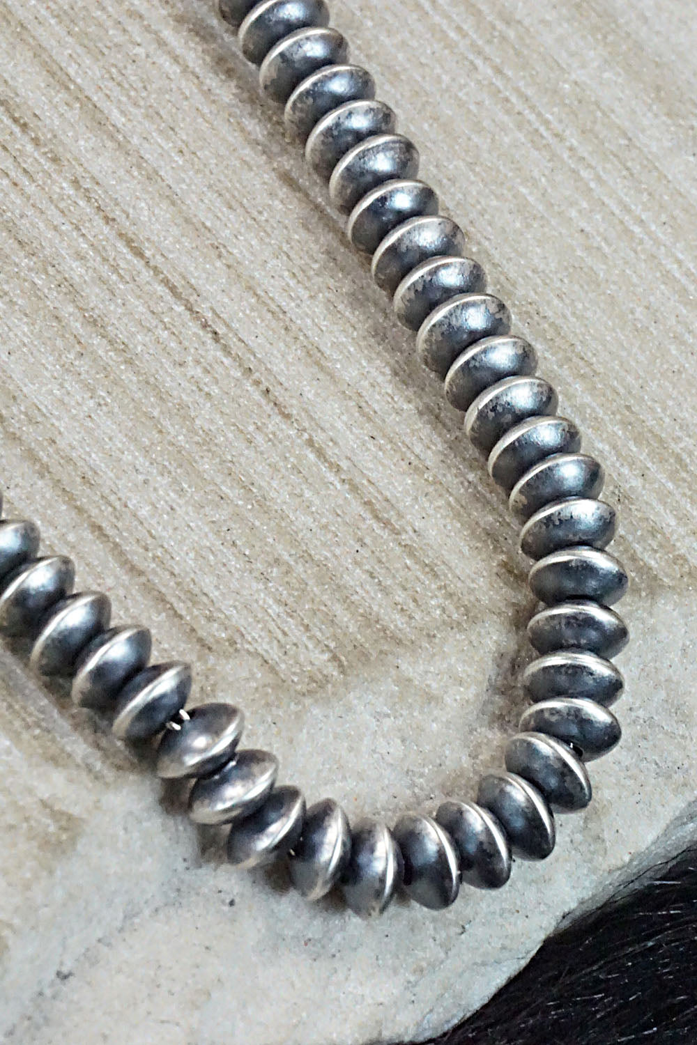 Sterling Silver Navajo Pearl Necklace - Jan Mariano