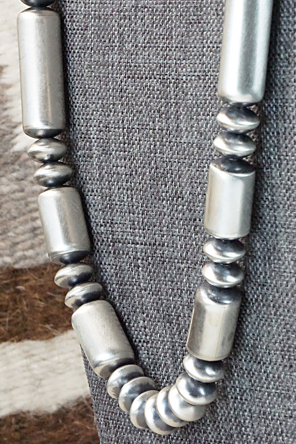 Navajo Pearl Sterling Silver Necklace Set - Jan Mariano