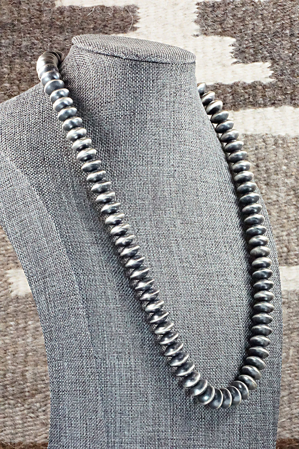 Sterling Silver Navajo Pearl Necklace - Jan Mariano