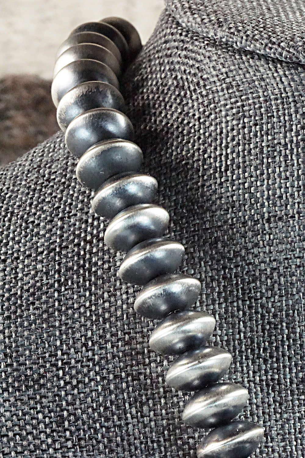 Sterling Silver Navajo Pearl Necklace - Jan Mariano