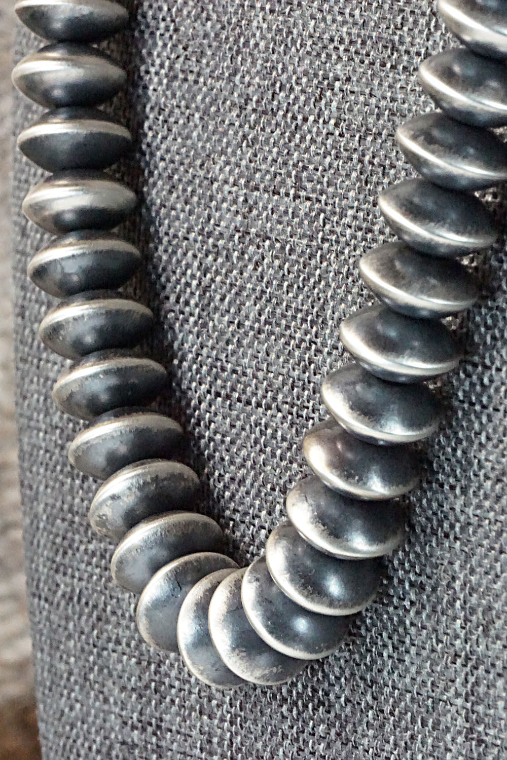 Sterling Silver Navajo Pearl Necklace - Jan Mariano