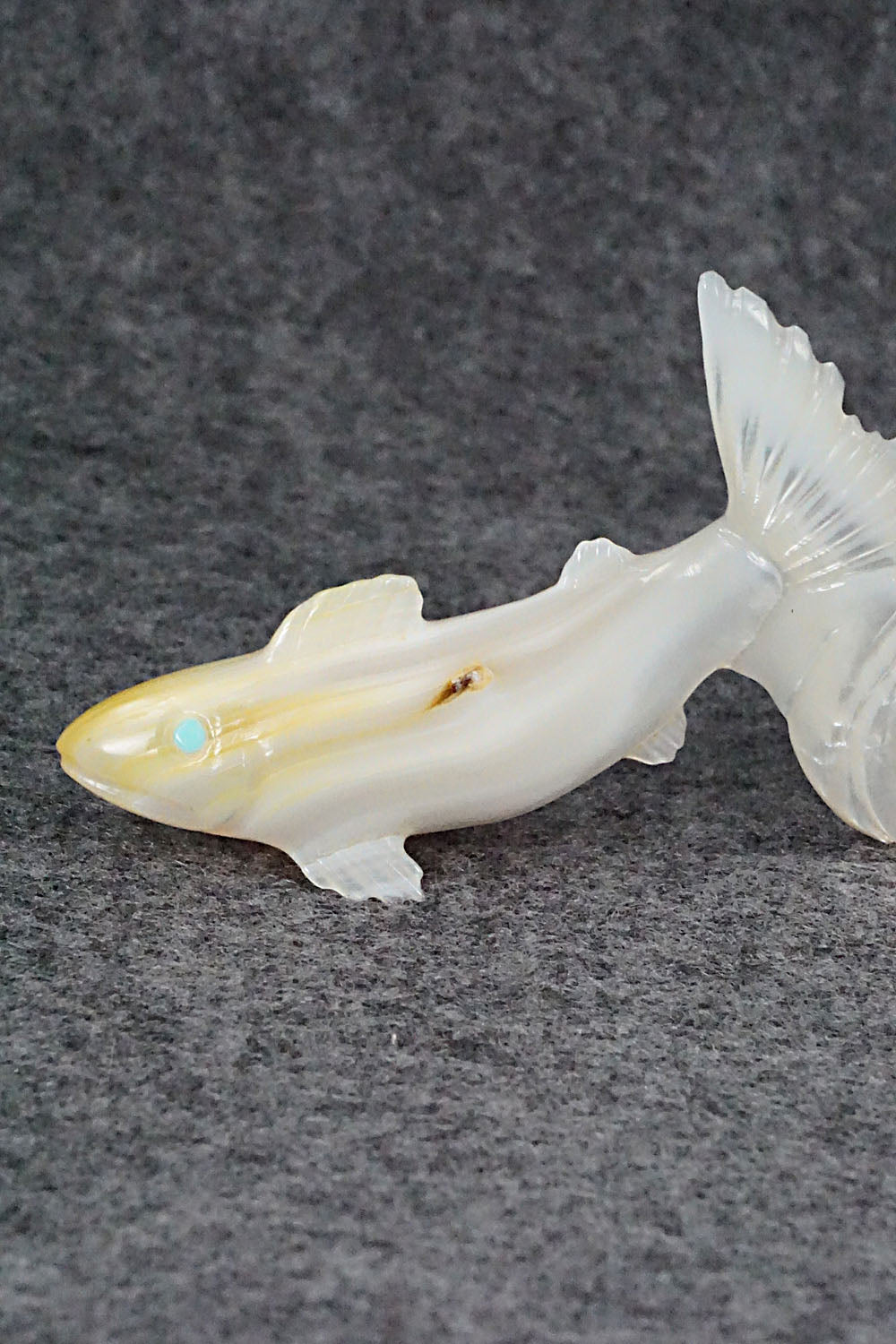 Trout Zuni Fetish Carving - Albert Eustace