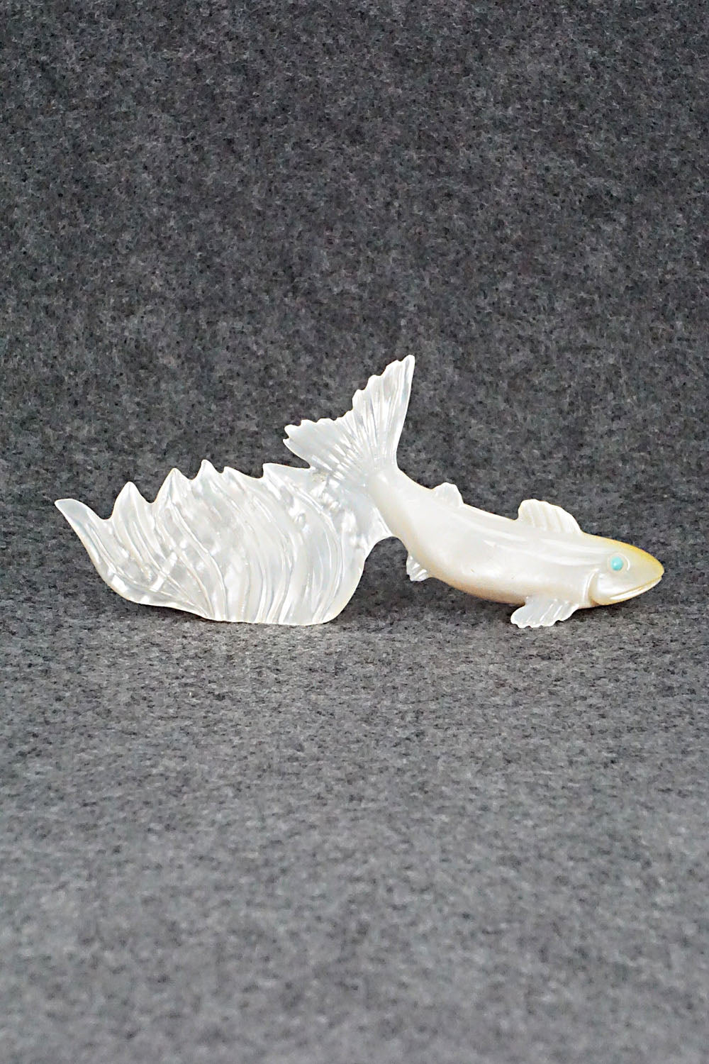 Trout Zuni Fetish Carving - Albert Eustace
