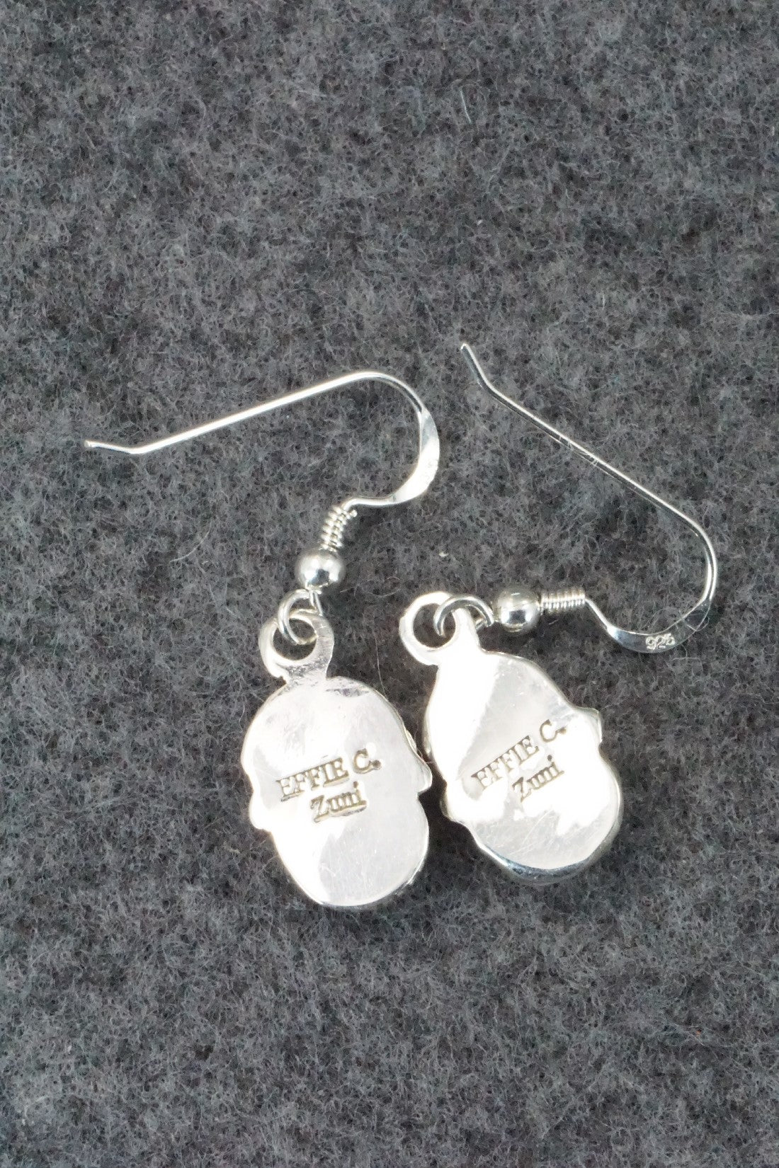 Turquoise, Coral & Sterling Silver Earrings - Joy Calavaza