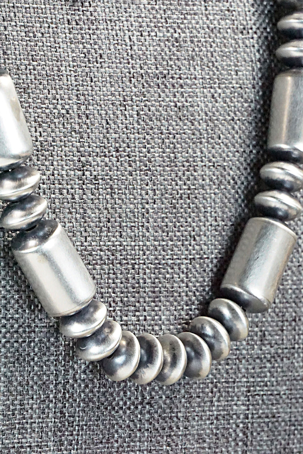 Navajo Pearl Sterling Silver Necklace Set - Jan Mariano